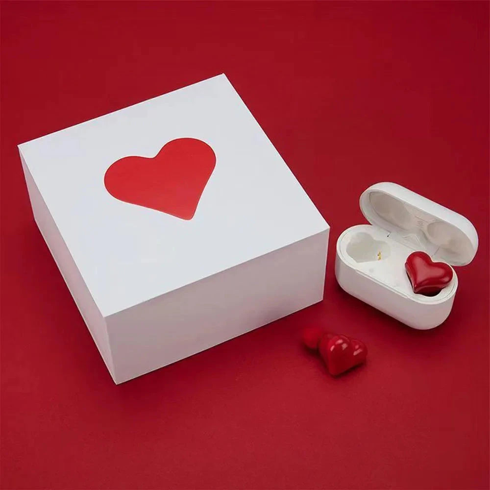 Giftvalix HeartBeat Wireless Earbuds Giftvalix With box Red 