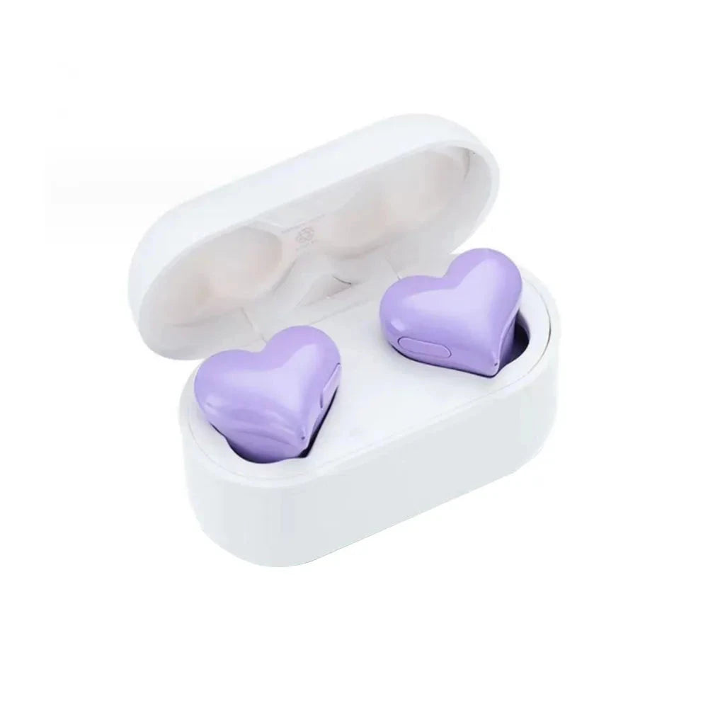 Giftvalix HeartBeat Wireless Earbuds Giftvalix Without box Purple 
