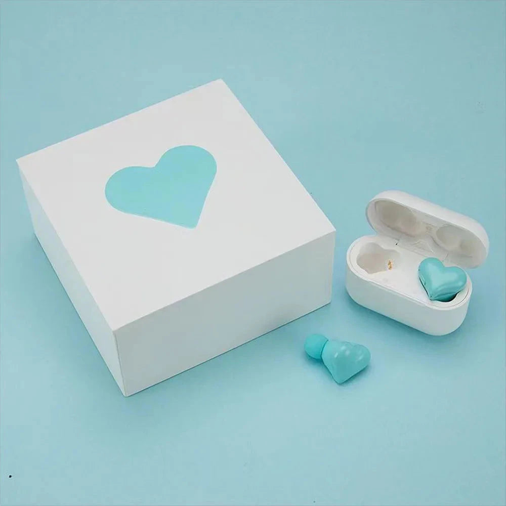 Giftvalix HeartBeat Wireless Earbuds Giftvalix With box Blue 